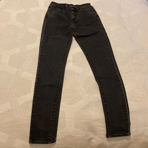 Levis Jeans - Black High Rise Skinny Jeans Size 24